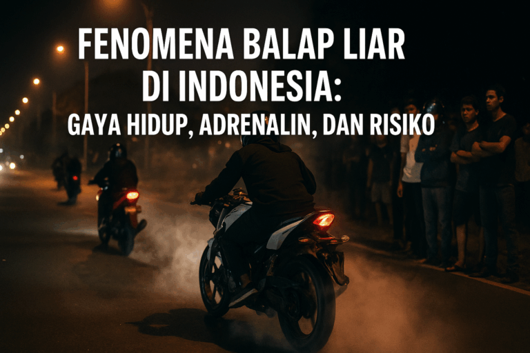Fenomena Balap Liar di Indonesia: Gaya Hidup, Adrenalin, dan Risiko