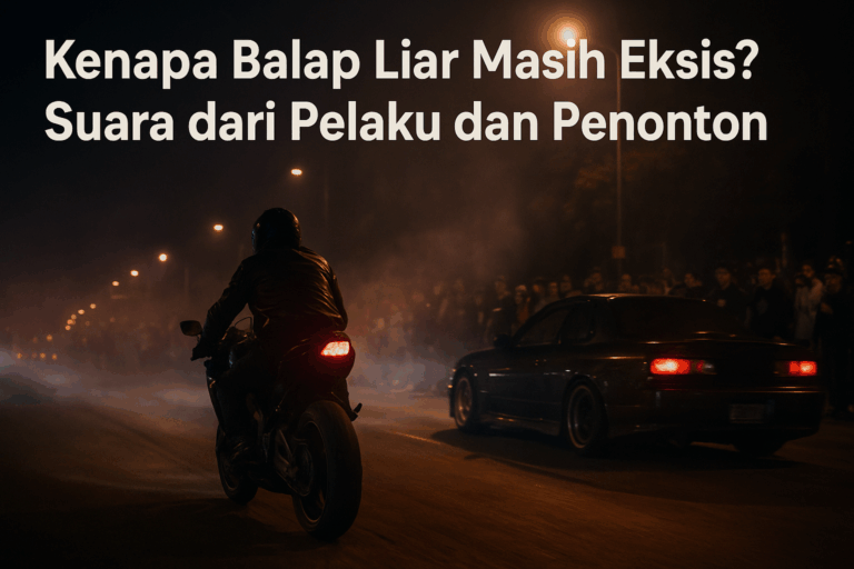 Kenapa Balap Liar Masih Eksis? Suara dari Pelaku dan Penonton