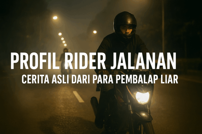 Profil Rider Jalanan: Cerita Asli dari Para Pembalap Liar